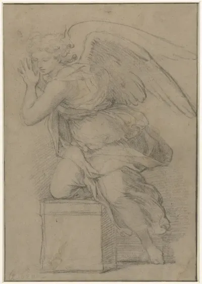 Engel in aanbidding