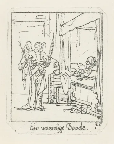 Engel in een slaapkamer