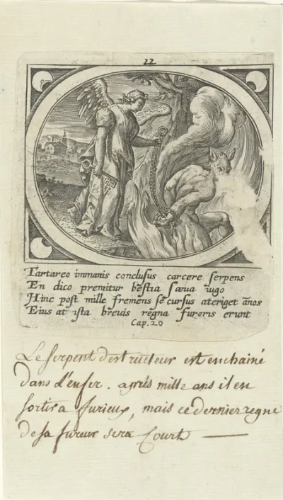Engel ketent Satan