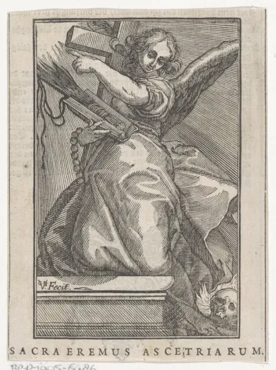 Engel met attributen van kluizenaar