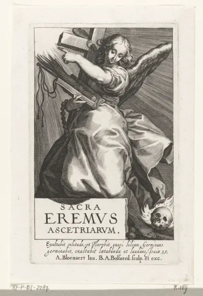 Engel met attributen van kluizenaar