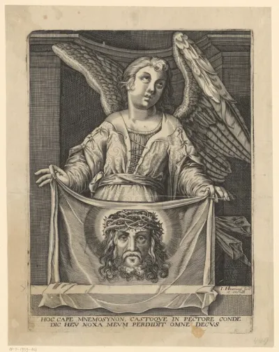 Engel met zweetdoek