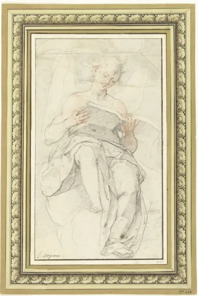 Engel op een wolk in een boek lezend