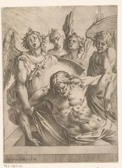 Engelen met het lichaam van Christus