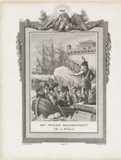 Engelsen verlaten Walcheren, 1809