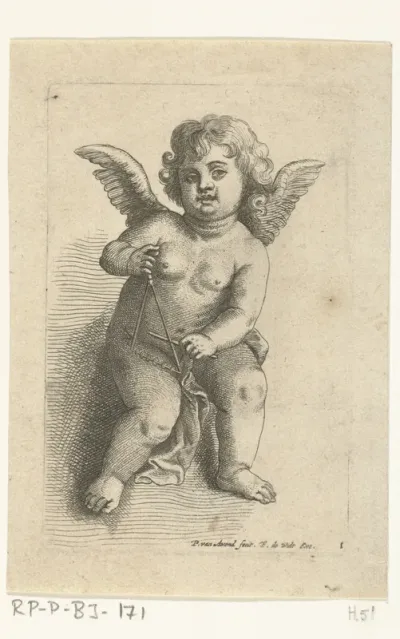 Engeltje met triangel