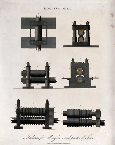 Engineering: rolling mills for iron