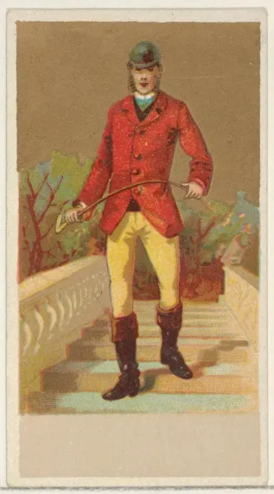 England, from the Natives in Costume series (N16), Teofani Issue, for Allen & Ginter Cigarettes Brands