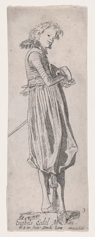 English Nobleman, from Noblemen of Different Countries, Plate 3