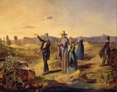 English Tourists in Campagna