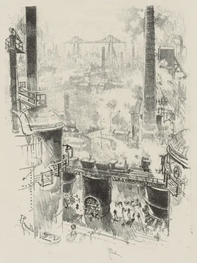 English War Work:  From othe Tops of the Furnaces