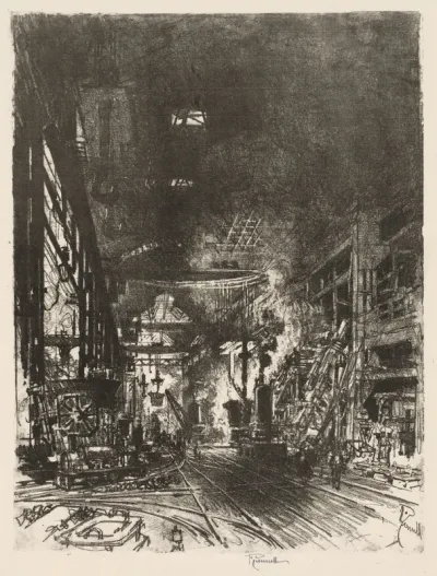 English War Work:  Within the Furnaces