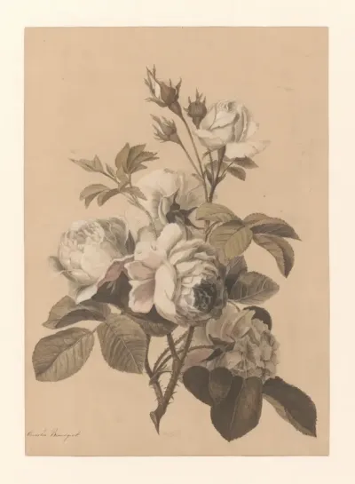 Enkele takken met rozen