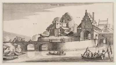 Entrance of a Town, from Landscapes (Playsante Lantschappen)