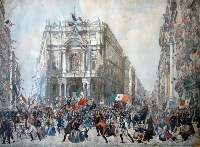 Entrance of Garibaldi to Naples