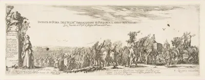 Entrance of the Polish Legation into Rome