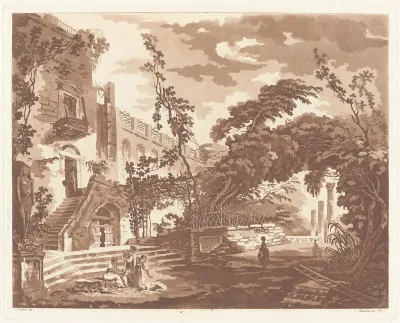 Entrance of the Temple of Serapis at Pozzuoli