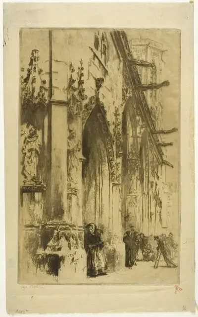 Entrance to Saint-Germain-l'Auxerrois, Paris