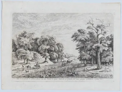 Entrance to the Forest of Fontainebleau
