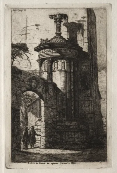 Entrance to the French Capuchin Convent at Athens