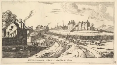 Entrance to the Suburb of Saint Marceau near Paris