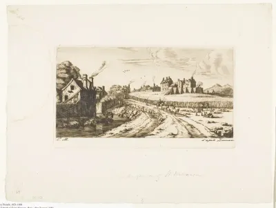 Entrance to the Suburb of Saint-Marceau, Paris