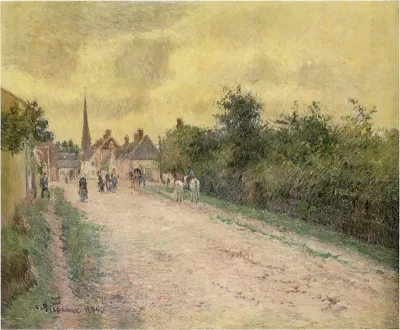 Entrance to the Village of Eragny