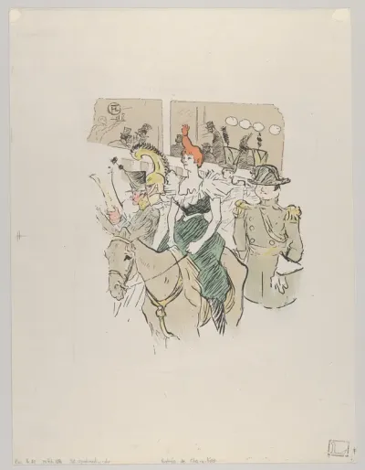 Entrée de Cha-u-Kao, from Le Rire, No. 67, 15 February 1896