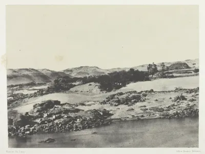 Entrée de la Première Cataracte, Haute-Egypte, plate 66 from the album "Egypte, Nubie, Palestine et Syrie" (1852)