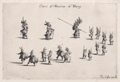 Entrée de M. de Macey (Entrance of Monsieur de Macey), from "Le Combat a la Barrière"