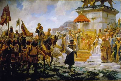 Entrée de Roger de Flor à Constantinople