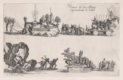 Entrée du duc Charles IV (Entrance of Duke Charles IV), from "Le Combat a la Barrière"