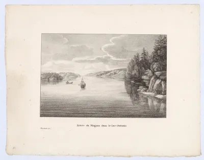 Entrée du Niagara dans le Lac Ontario
