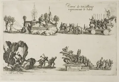 Entry of His Highness, Representing the Sun, from The Combat at the Barrier