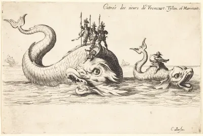 Entry of Mm. de Vroncourt, Tyllon, and Marimont