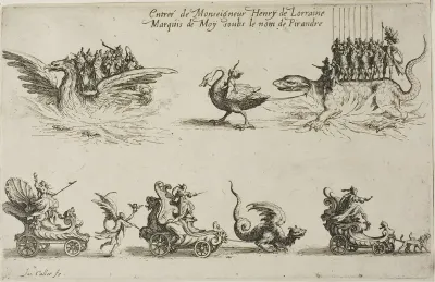 Entry of Monseigneur Henry de Lorraine, Marquis de Moy, under the Name of Pirandre, from The Combat at the Barrier