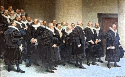 Entry of the Senat into the new City Hall 26.10.1897