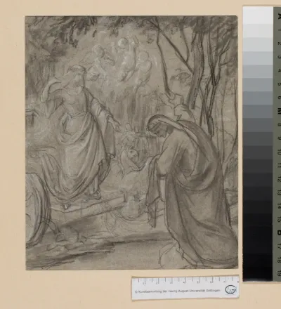 Entwurf zu Dante und Beatrice