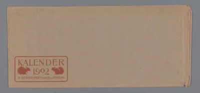 Envelop voor kalender 1902