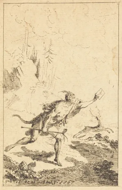Envoy to M. de Saint-Denis by M. de Belle-Isle, Prisoner [left]