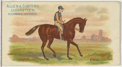 Eolian, from The World's Racers series (N32) for Allen & Ginter Cigarettes