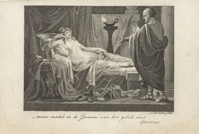 Epicurus en Leontium