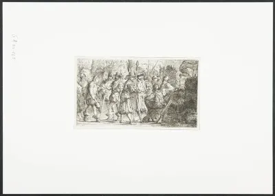 Episode from Marten van Rossem's time, XVIth century. The letter