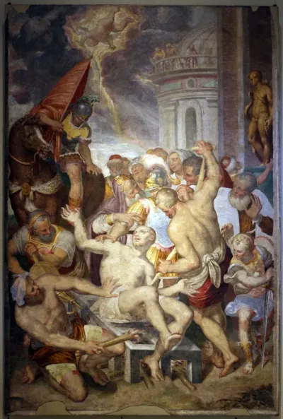 Episode from the martyrdom of St. Vincent