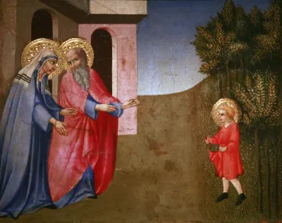 Episode of the childhood of Saint John the Baptist