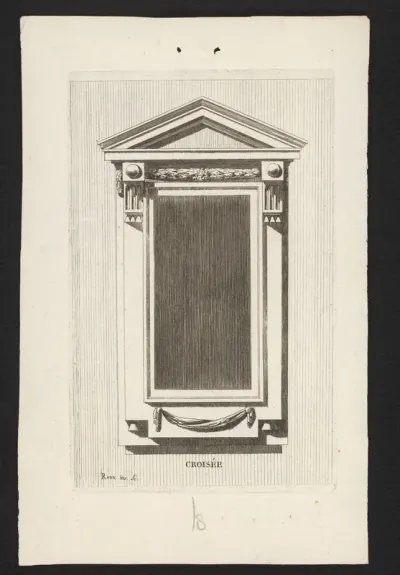 Epitaaf met fronton