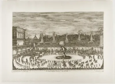 Equestrian Ballet in the Amphitheater of the Boboli Gardens