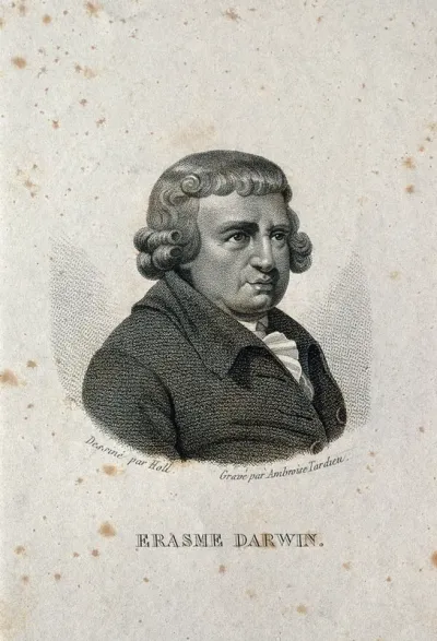 Erasmus Darwin. Stipple engraving by A. Tardieu after Holl