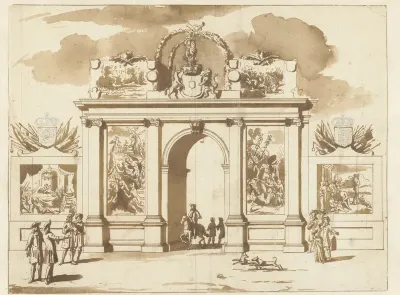 Ereboog voor Willem III, op de Plaats te 's-Gravenhage, 1691
