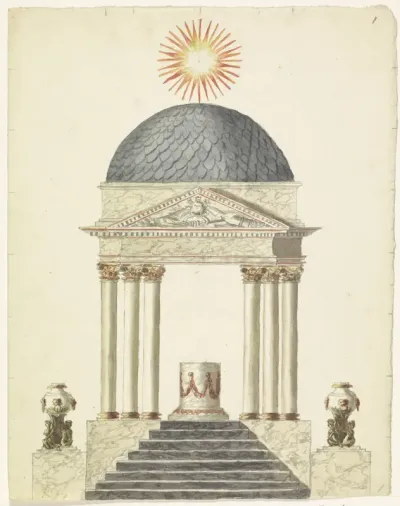 Erepoort aan de Haarlemmerpoort, 1816